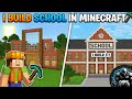 I Build School In Minecraft 😱☠ 