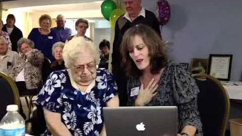 Bertha Waymire's 100th birthday celebration