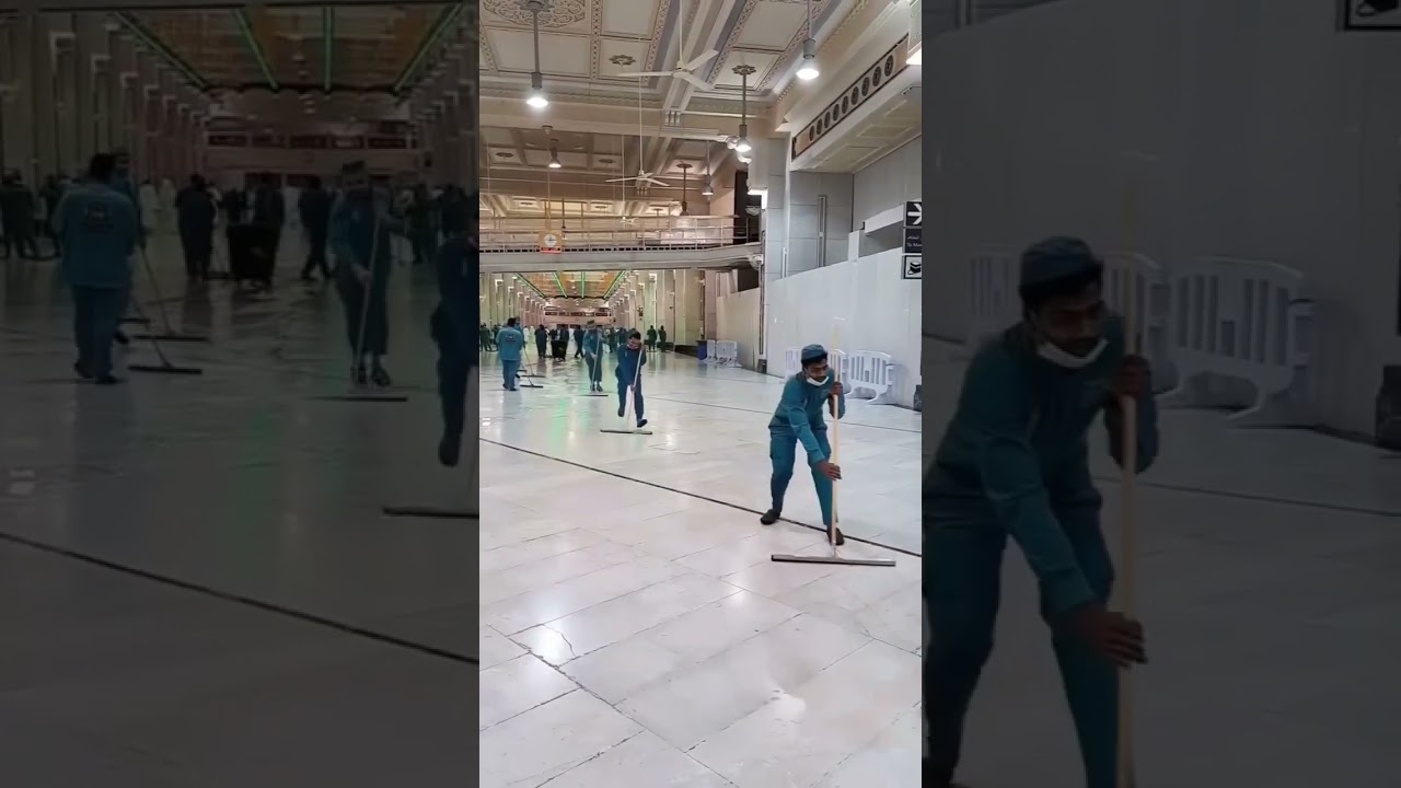 Cleaning of safa Marwa 🕋 