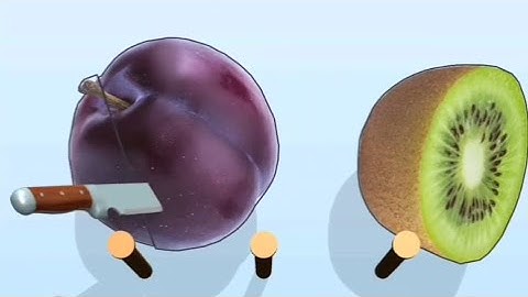 Slice it!!! Level 340-50| ASMR Slicing Delicious fruit shake | Very Relaxing ASMR Fruit cutting Game