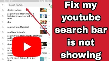 Fix my youtube search bar is not showing | youtube search bar half screen showing | YouTube search
