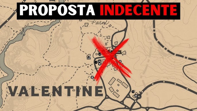 RED DEAD REDEMPTION 2 - MAPA TESOURO ESBOÇADO