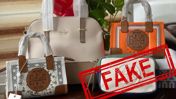 Fake vs Real Tory Burch Kira Chevron Small 