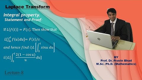 #LaplaceTransform || Integral Property || Problems Based on it || LECTURE 8