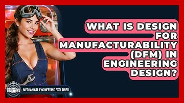 What Is Design For Manufacturability (DFM) In Engineering Design? - Mechanical Engineering Explained