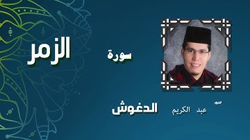 القران الكريم بصوت الشيخ عبد الكريم الدغوش | سورة الزمر