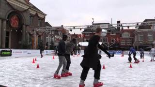 Burgemeester van Schaik in het Winter palvijoen
