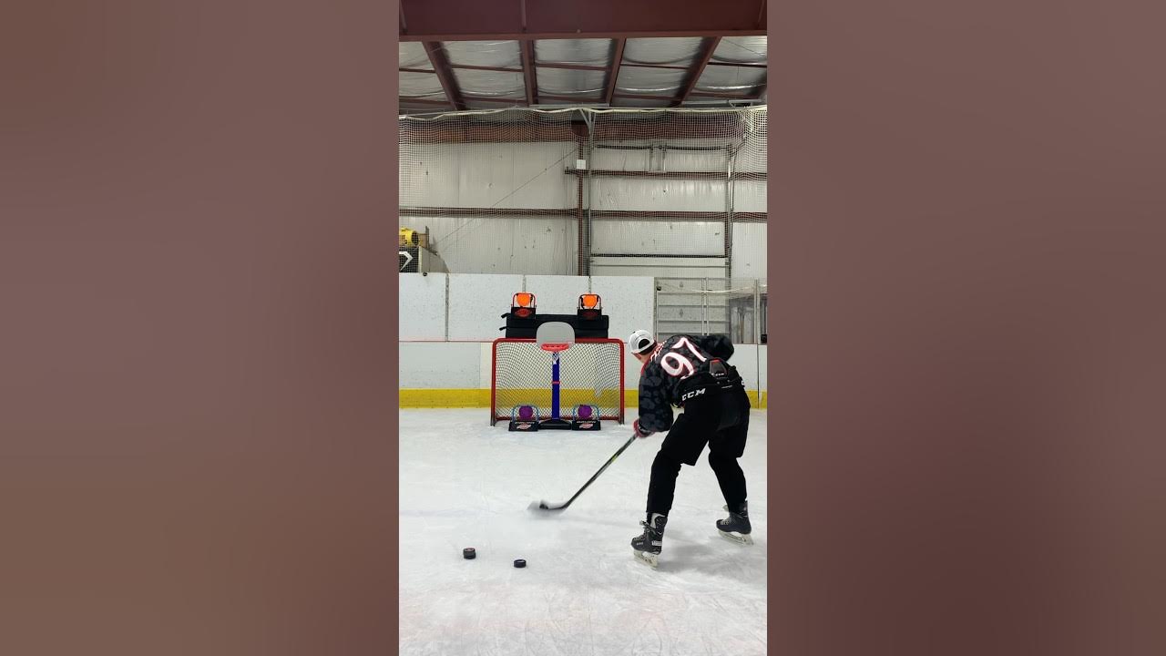 INSANE Duo Hockey Trick Shot! carsonhockey trickshot trickshots