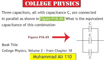 Three capacitors, all with capacitance C, are connected in parallel