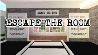 I made an ESCAPE ROOM in Bloxburg!!! I made an ESCAPE ROOM in Bloxburg!!!