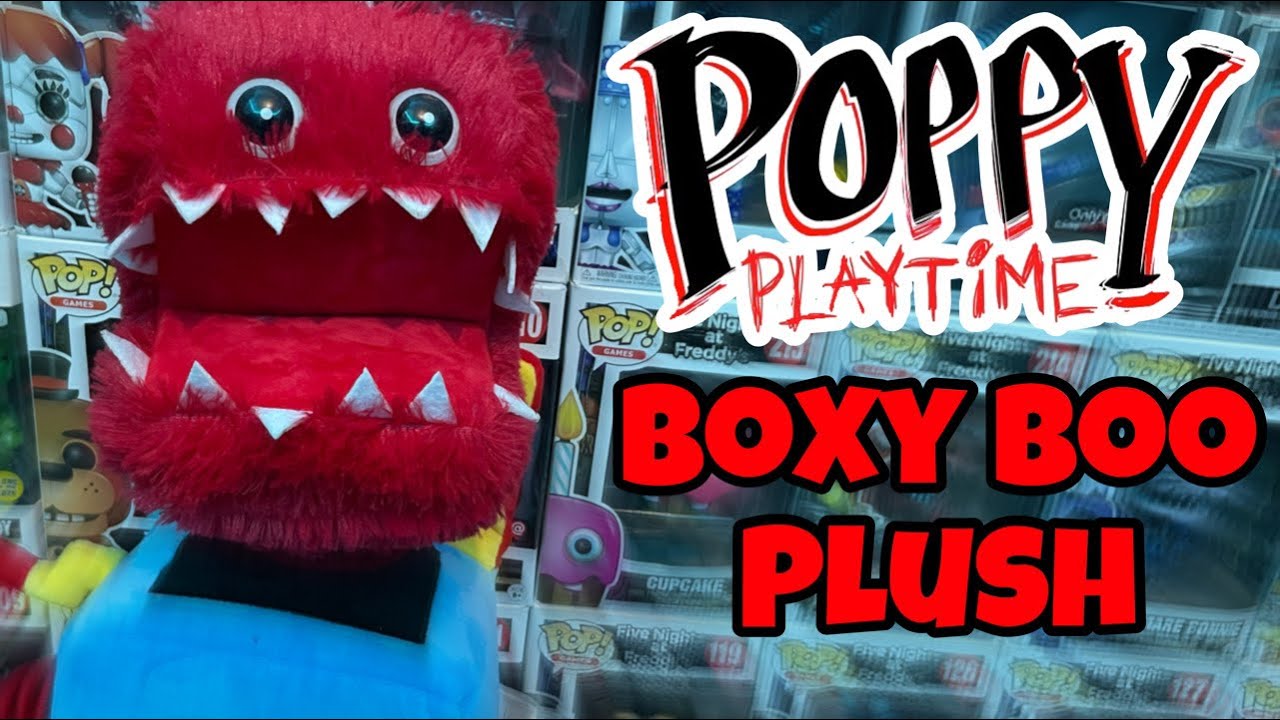 Boxy Boo plush, the Poppy Playtime Chapter 3 plush