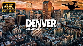 Denver, Colorado In 4K By Drone - Amazing View Of Denver, Colorado
