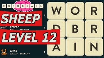 WordBrain Sheep Level 12 Answers (Android/IOS)