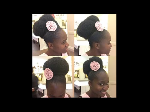 Styling Medium Length Natural Hair For A Wedding