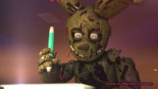 🎧Little Problem at Freddy's animacion by mushu credits a verdadeira história do Springtrap 🎧💚