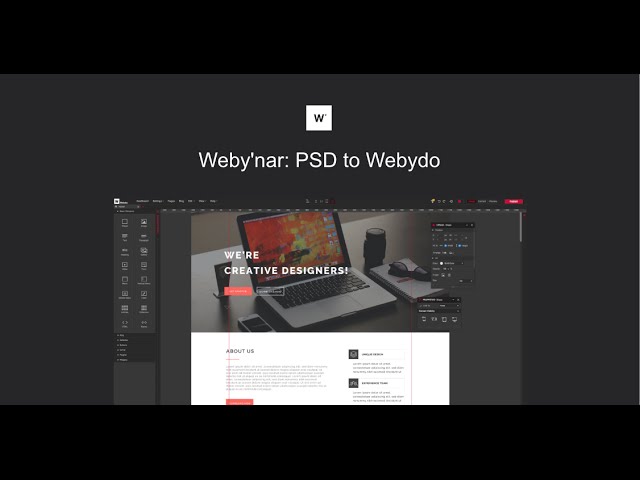 [Weby'nar] PSD to Webydo Website