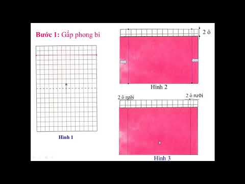Thủ công: Bài 11: Gấp, cắt, dán phong bì - Lớp 2 - Tuần 21