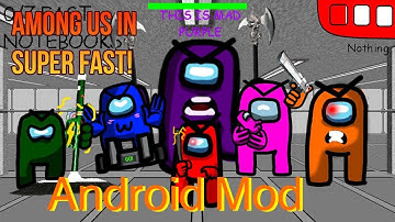 Red basics In Among Us SUPER DUPER ULTRA FAST Android Mod