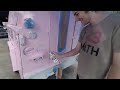 Painting the Pink Jeep!
