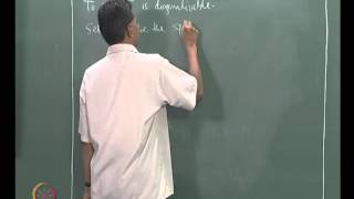 ⁣Mod-08 Lec-31 Triangulability, Diagonalization in Terms of the Minimal Polynomial