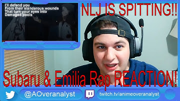 NLJ Reaction | Subaru & Emilia Rap featuring  @Lollia x @shirobeats @NOIZZ. | [Re:Zero]