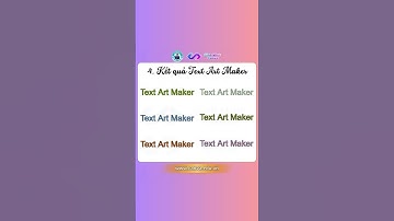🔥🔥 Tính năng TEXT ART MAKER - Thiết kế độc đáo với văn bản và đồ họa cùng Canva