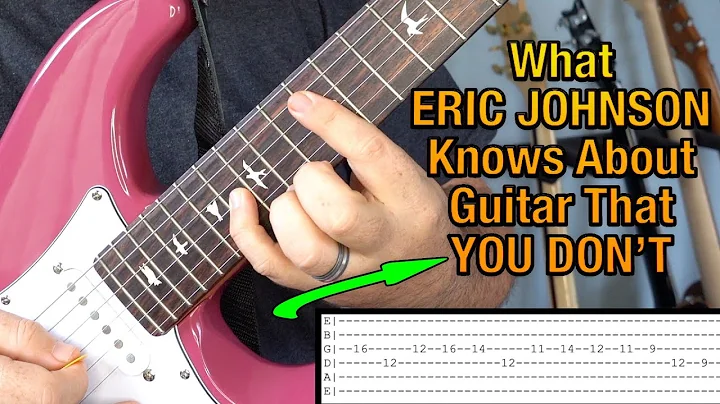"Cliffs Of Dover": Demystifying The Iconic Eric Johnson Guitar Melody. Guitar Lesson