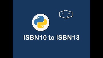 isbn10 to isbn13 in python 😀