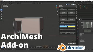 Archimesh Add-on Architectural Design Tool || Blender Tutorial