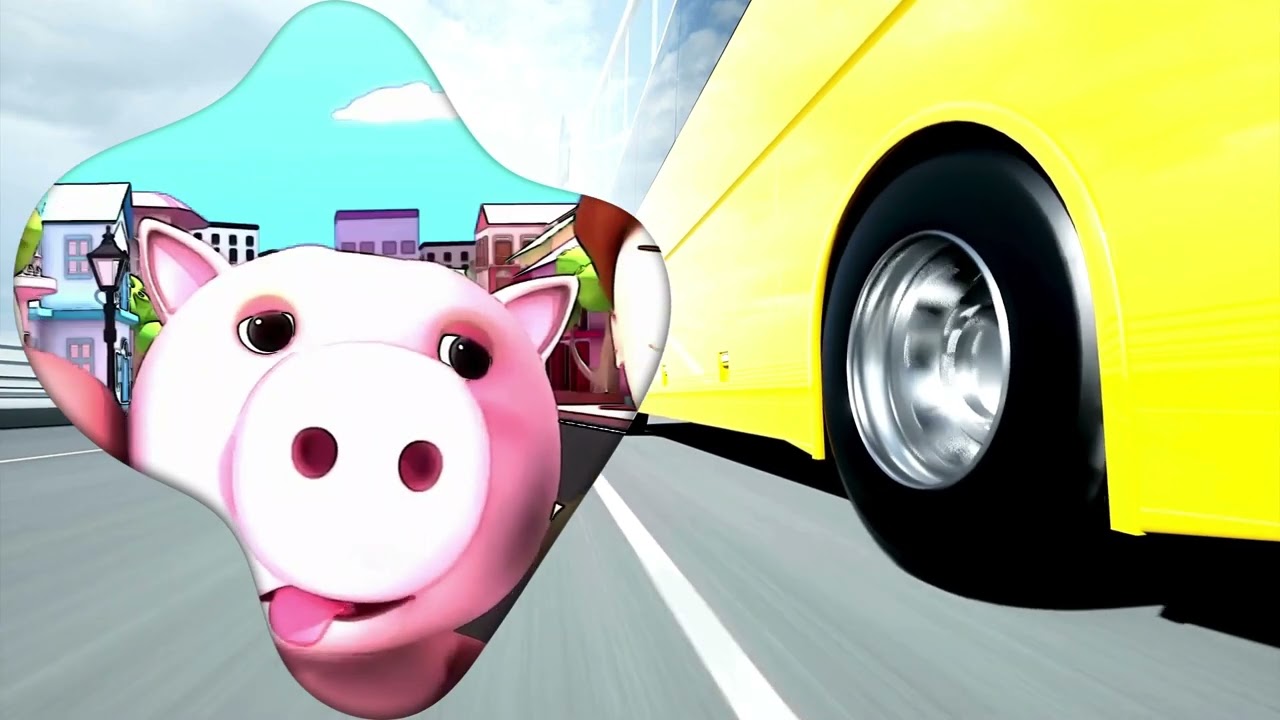 The Wheels On The Bus Goes Hiss, Hiss, Hiss | Nursery Rhymes