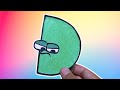 Paper Craft | SPANISH Alphabet Lore D | Adrian' s Alphabet Lore