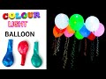 light balloon decoration🎈 glowing balloon colour ceiling decoration balloon new idea 🎈Ribbon balloon