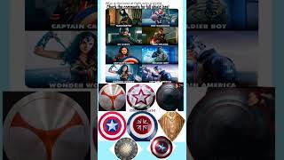 Who Is The BEST With A Shield? 🛡️😂 | Marvel Shield Battle #Shorts