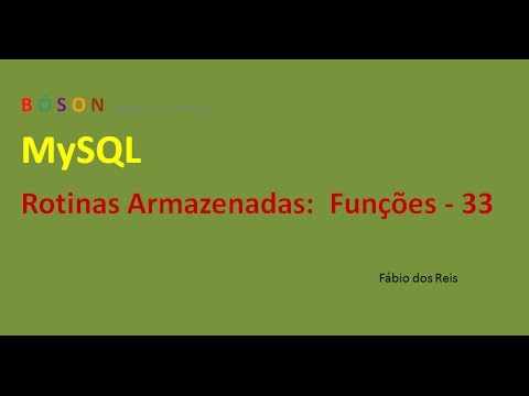 Vídeo: O que é função no MySQL com exemplo?