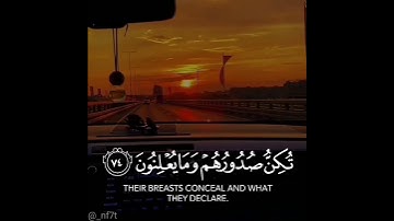سورة النمل وَإِنَّ رَبَّكَ لَيَعْلَمُ مَا تُكِنُّ صُدُورُهُمْ وَمَا يُعْلِنُونَ (74)