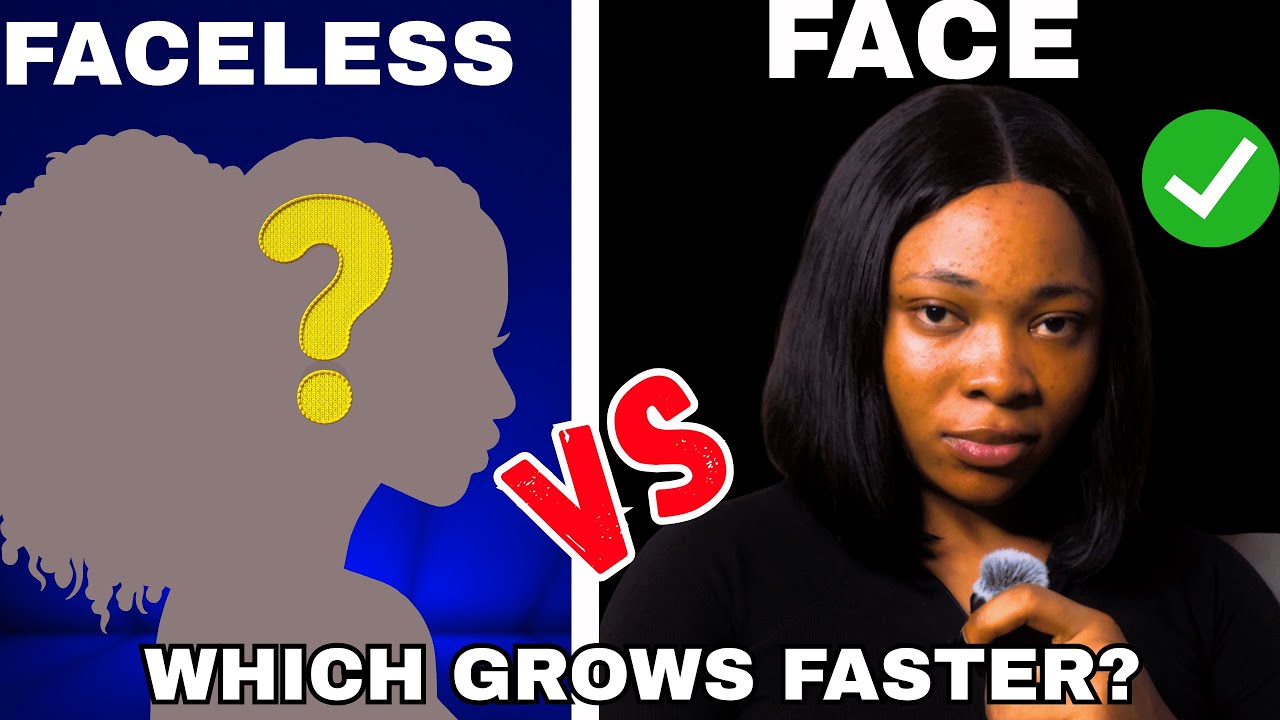 Faceless Channel vs Face Channel  on YouTube: Which One Actually Grows Faster?