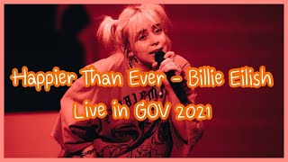 Billie eilish live in Governor Ball 2021 - Happier Than ever