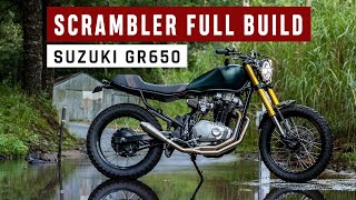 Sports Performance 1983 Suzuki GR650 Tempter Scrambler Build and Test Ride | Purpose Built Moto
