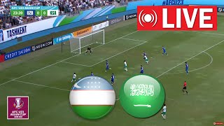 Uzbekistan U23 vs Saudi Arabia U23 LIVE | QuarterFinal | U23 AFC Asian Cup | Full Match Streaming