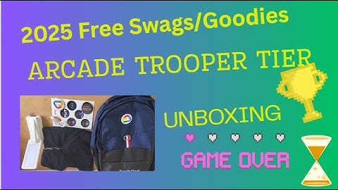 Google Cloud Arcade Swags Unboxing 🤩Trooper Tier Swags 2025 #swags#google #googlecloud #swag