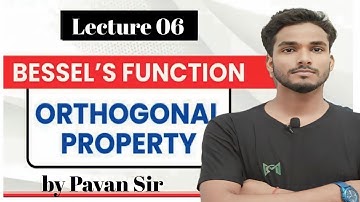 Orthogonal properties of BESSEL