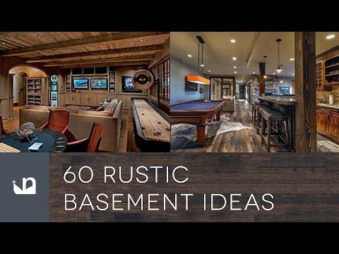 60-rustic-basement-ideas