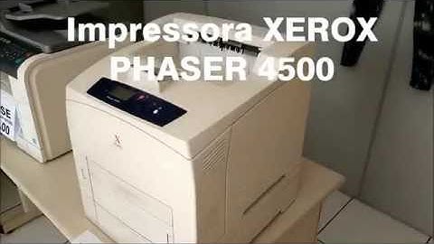 printer PHASER 4500