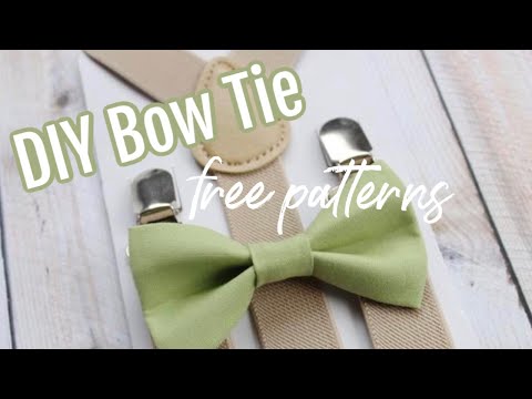 How To Make A Clip On Bow Tie