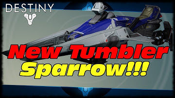 New Year 2 Upgraded Red Bull Tumbler Sparrow! Destiny Red Bull Sr-1 Swiftriver Sparrow!