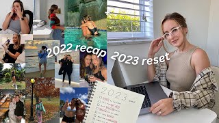 2023 NEW YEAR RESET ROUTINE! Goal review & setting, word of the year, 2022 recap & reflection