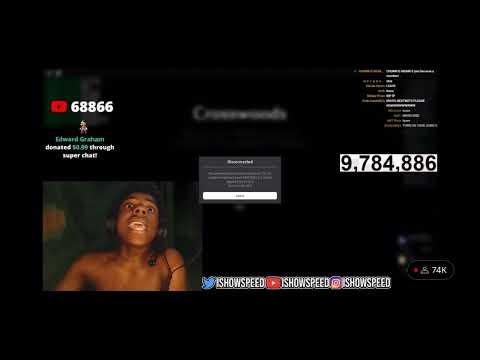 IShowSpeed plays CrossWoods