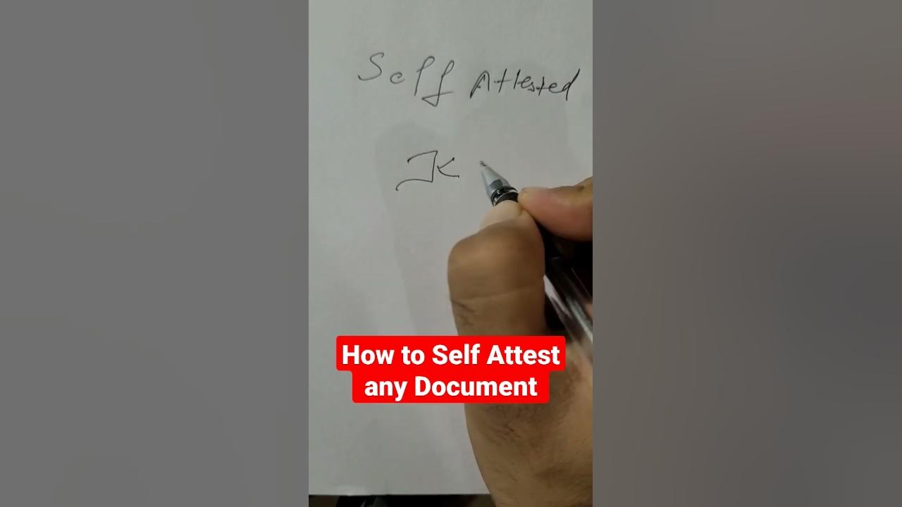 how-to-self-attest-any-document-guruji-ka-school-youtube