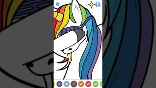 Paint4u: Free Paint By Number Games - Happy Unicorn Coloring Book App for Adults screenshot 5