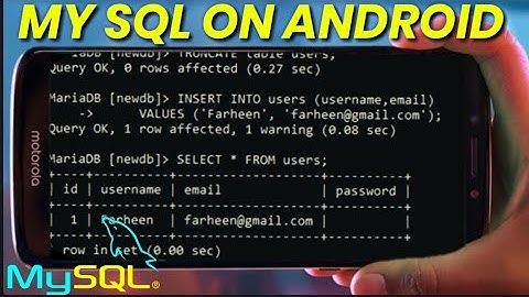 How to get MySql on Android | Install MySql on Android 2020🔥 #mysql